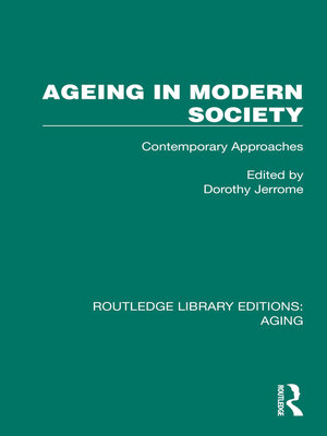 cover image of Ageing in Modern Society